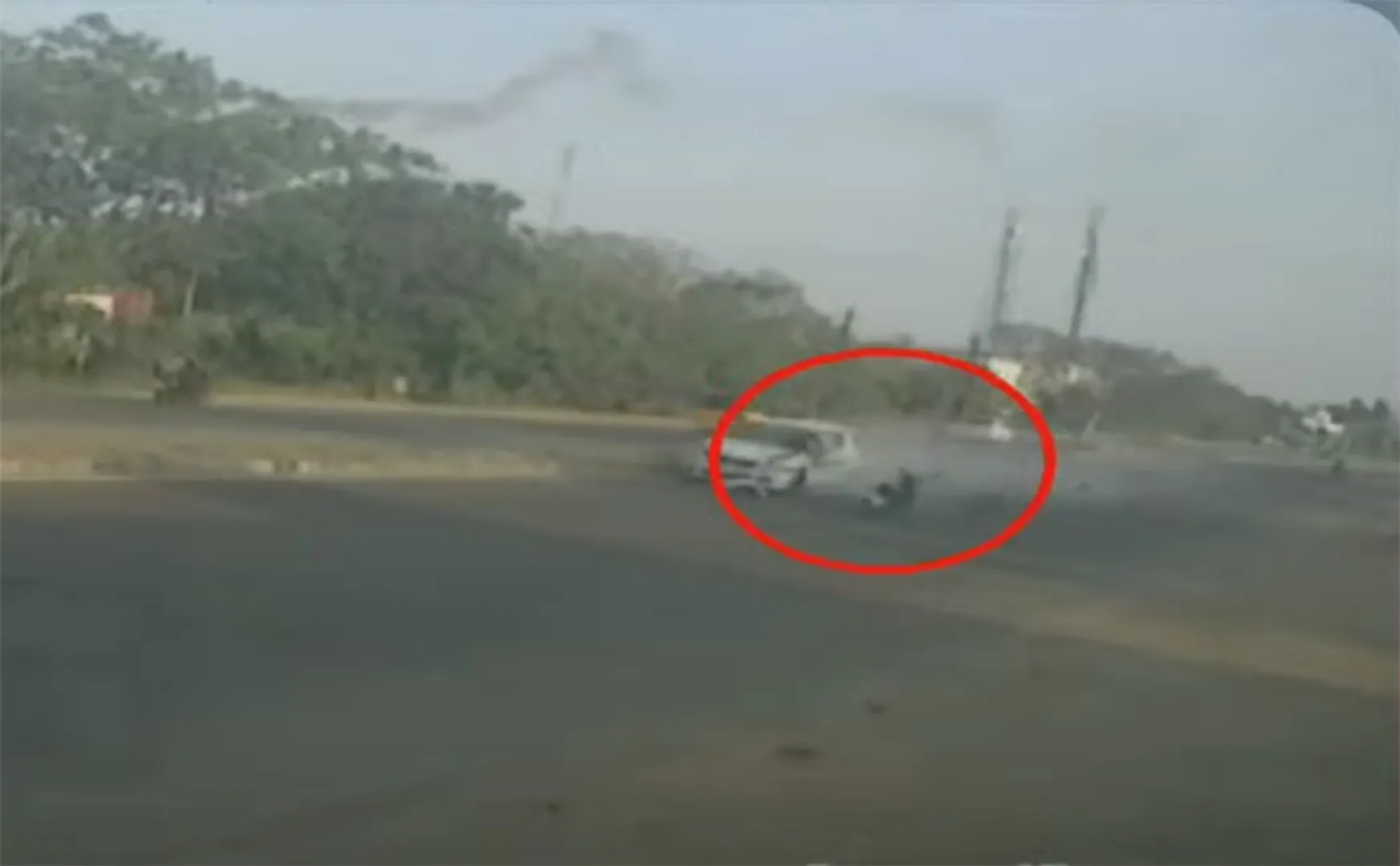 bike and car incident in madurai district highway 